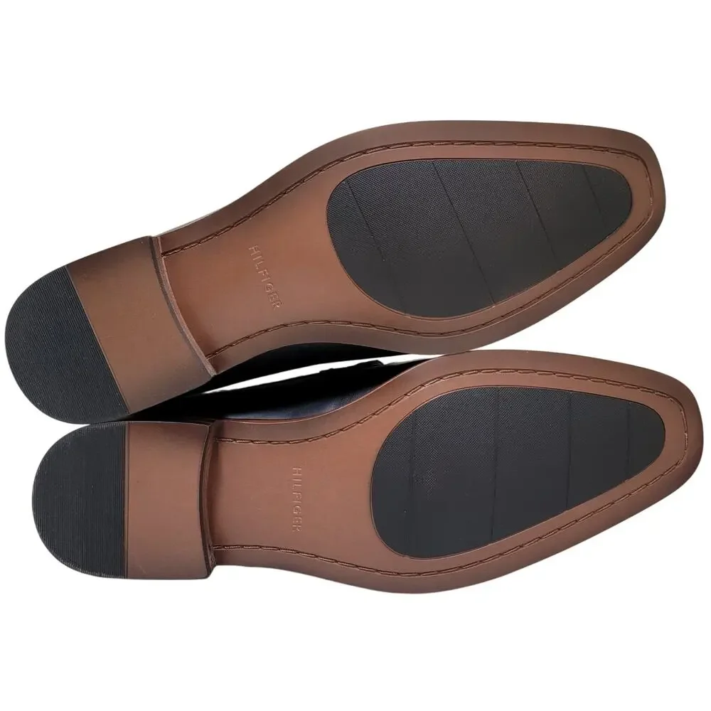 Tommy Hilfiger Men Senner Slip On Horsebit Loafers Size US 10.5M Black